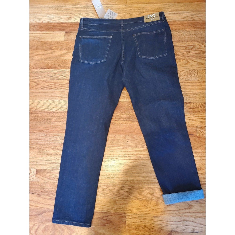 People Tree Organic Cotton Denim UK 16 US 12 - Picture 7 of 10